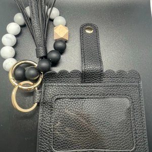 Trendy wristlet wallet keychain, birthday gift, anniversary gift, grad gift